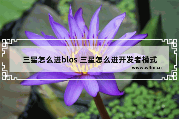 三星怎么进blos 三星怎么进开发者模式