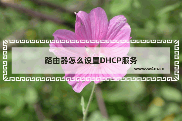 路由器怎么设置DHCP服务