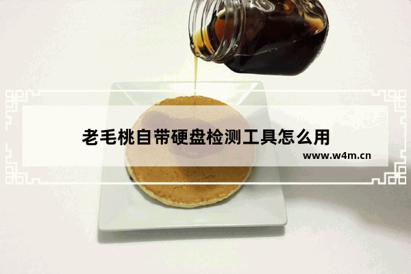 老毛桃自带硬盘检测工具怎么用