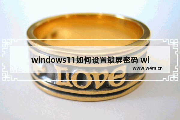 windows11如何设置锁屏密码 windows11如何设置锁屏密码方法介绍