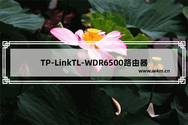 TP-LinkTL-WDR6500路由器5G无线桥接WDS设置上网