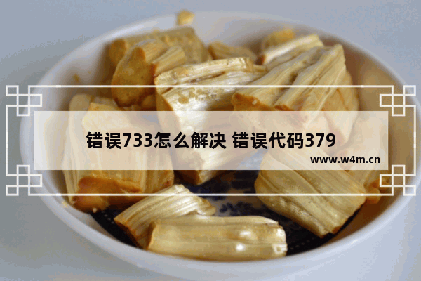 错误733怎么解决 错误代码379