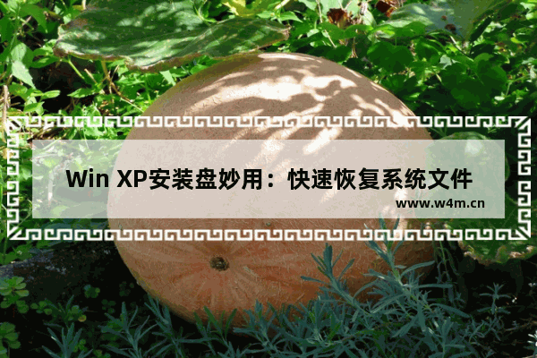 Win XP安装盘妙用：快速恢复系统文件