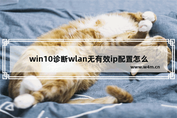 win10诊断wlan无有效ip配置怎么办 win10诊断wlan无有效ip配置解决方案