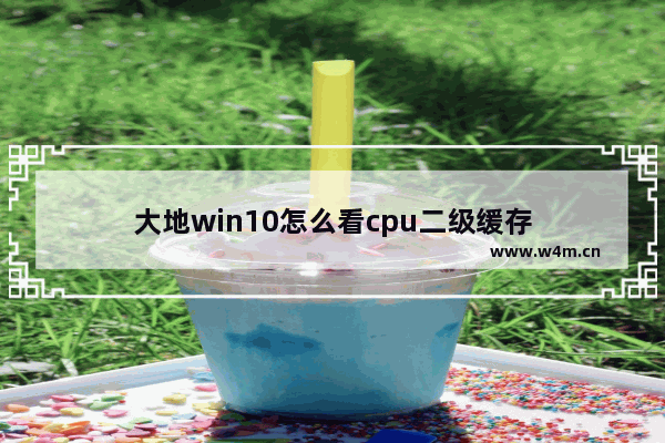 大地win10怎么看cpu二级缓存