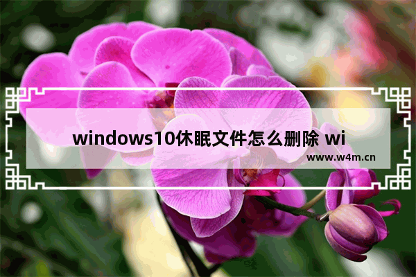 windows10休眠文件怎么删除 windows10休眠文件怎么删除方法介绍