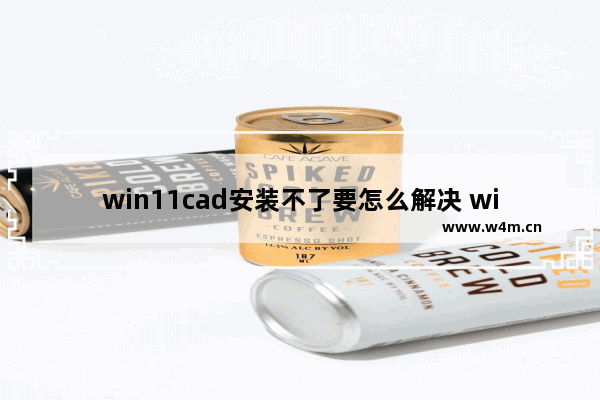 win11cad安装不了要怎么解决 win11cad安装不了解决方案