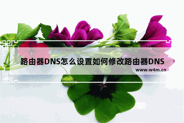 路由器DNS怎么设置如何修改路由器DNS服务器地址