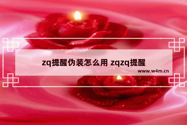 zq提醒伪装怎么用 zqzq提醒