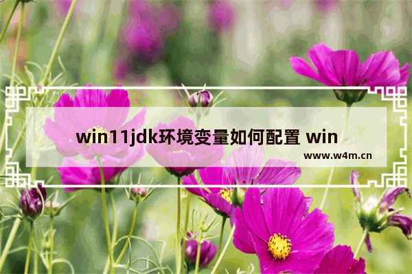 win11jdk环境变量如何配置 win11jdk环境变量配置教程