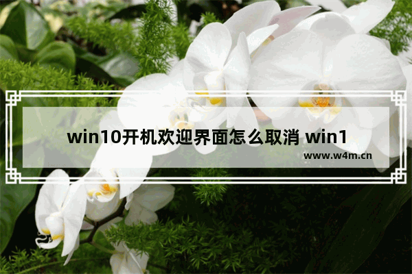 win10开机欢迎界面怎么取消 win10开机欢迎界面怎么关闭