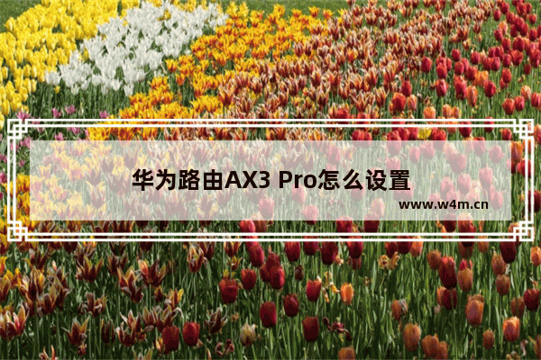 华为路由AX3 Pro怎么设置