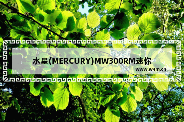 水星(MERCURY)MW300RM迷你路由器设置上网方法