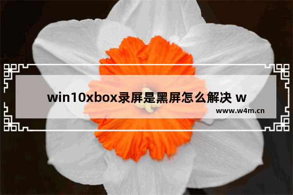 win10xbox录屏是黑屏怎么解决 win10xbox录屏是黑屏解决办法