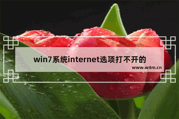 win7系统internet选项打不开的解决方法