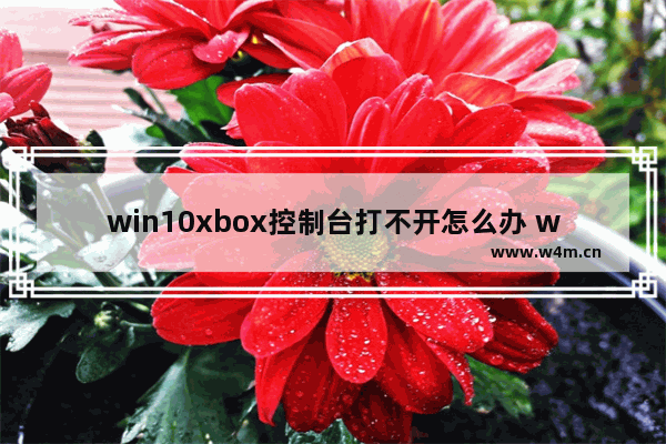 win10xbox控制台打不开怎么办 win10xbox控制台打不开解决办法