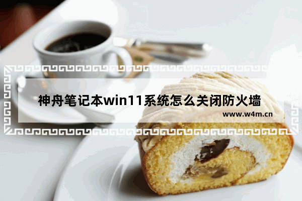 神舟笔记本win11系统怎么关闭防火墙 神舟笔记本win11关闭防火墙方法介绍