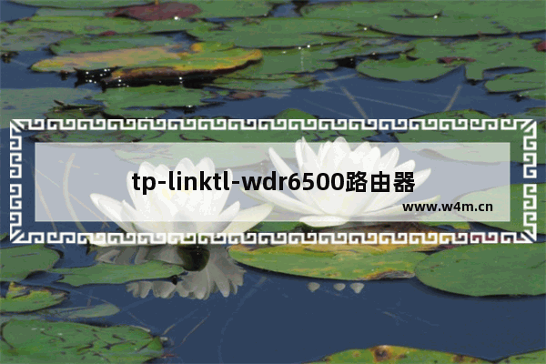 tp-linktl-wdr6500路由器怎么设置(tp-linktl-wdr6500怎么设置)