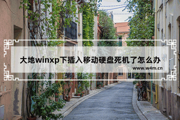 大地winxp下插入移动硬盘死机了怎么办