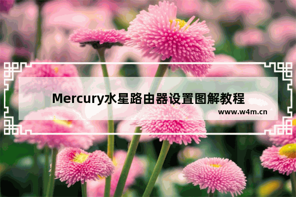 Mercury水星路由器设置图解教程