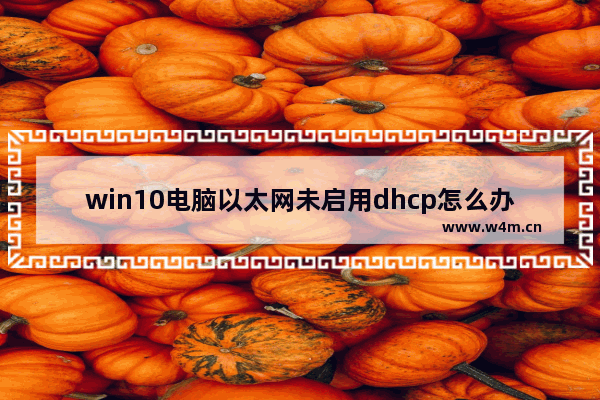 win10电脑以太网未启用dhcp怎么办 win10电脑以太网未启用dhcp解决办法