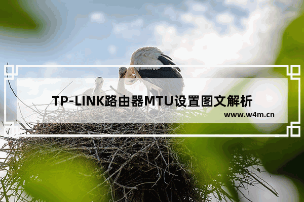 TP-LINK路由器MTU设置图文解析