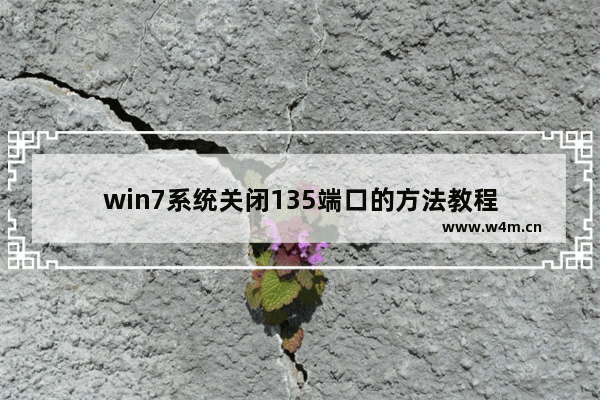 win7系统关闭135端口的方法教程