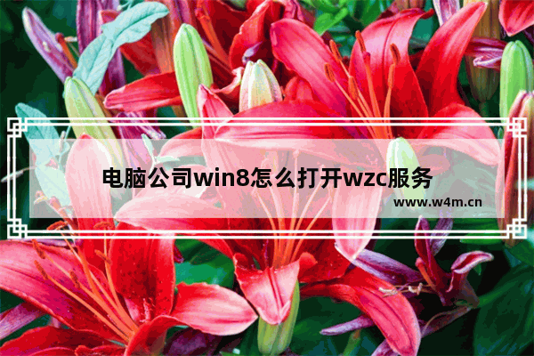 电脑公司win8怎么打开wzc服务