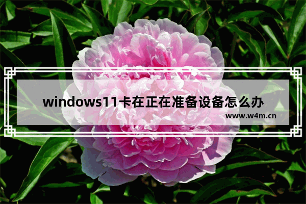 windows11卡在正在准备设备怎么办 windows11卡在正在准备设备解决方法