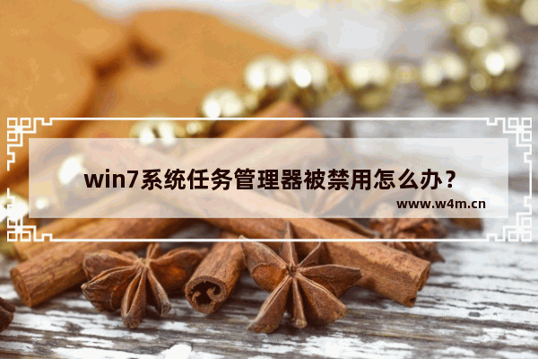 win7系统任务管理器被禁用怎么办？