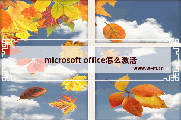 microsoft office怎么激活 microsoft office详细激活方法一览