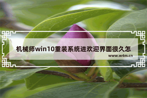 机械师win10重装系统进欢迎界面很久怎么办 机械师win10转圈太久处理方法