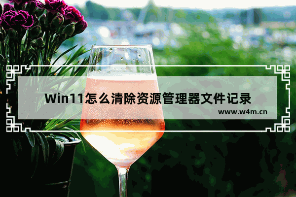 Win11怎么清除资源管理器文件记录