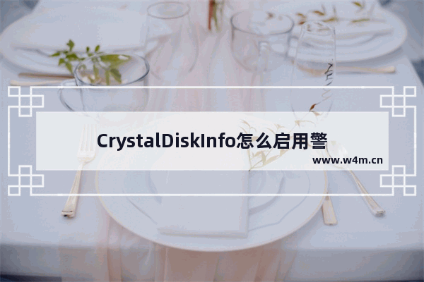 CrystalDiskInfo怎么启用警告邮件