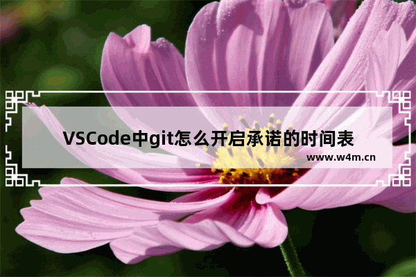 VSCode中git怎么开启承诺的时间表日期