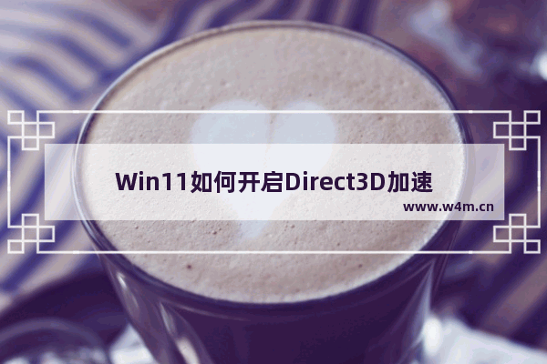 Win11如何开启Direct3D加速