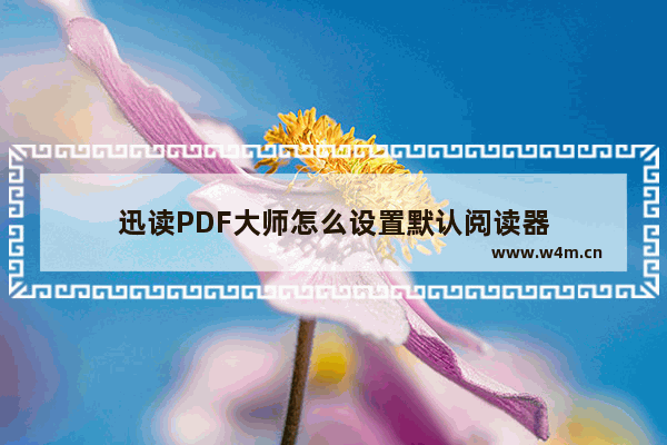 迅读PDF大师怎么设置默认阅读器