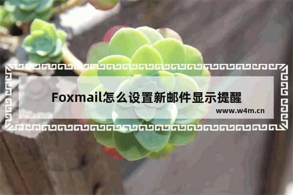 Foxmail怎么设置新邮件显示提醒