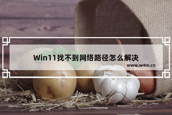 Win11找不到网络路径怎么解决