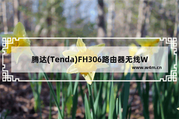 腾达(Tenda)FH306路由器无线WiFi密码和名称设置方法