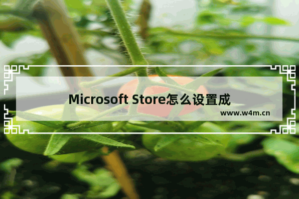 Microsoft Store怎么设置成中文