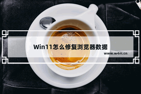 Win11怎么修复浏览器数据