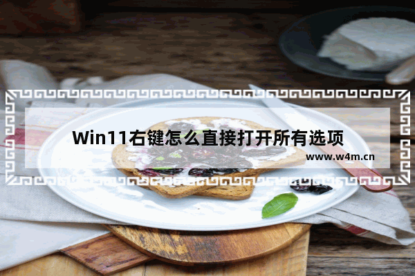 Win11右键怎么直接打开所有选项