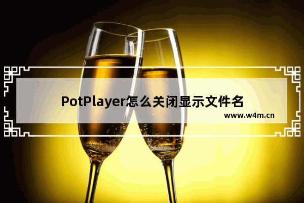 PotPlayer怎么关闭显示文件名