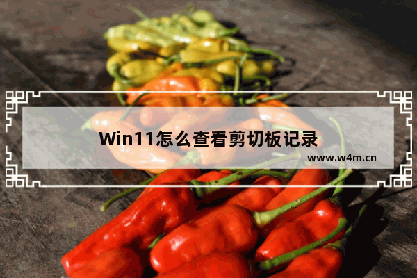 Win11怎么查看剪切板记录