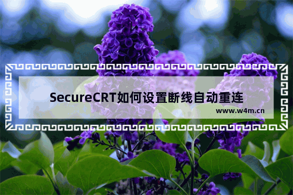 SecureCRT如何设置断线自动重连