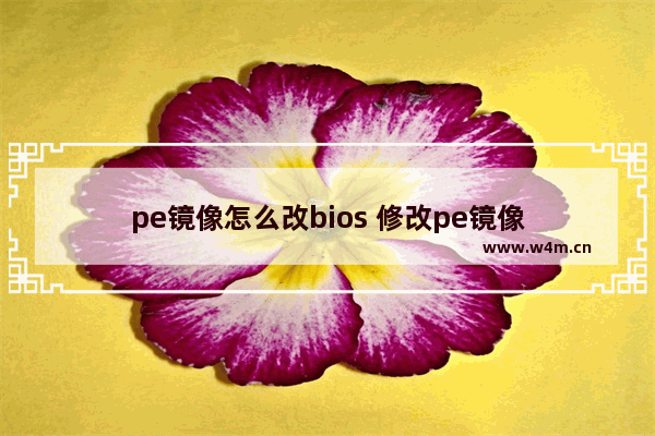 pe镜像怎么改bios 修改pe镜像