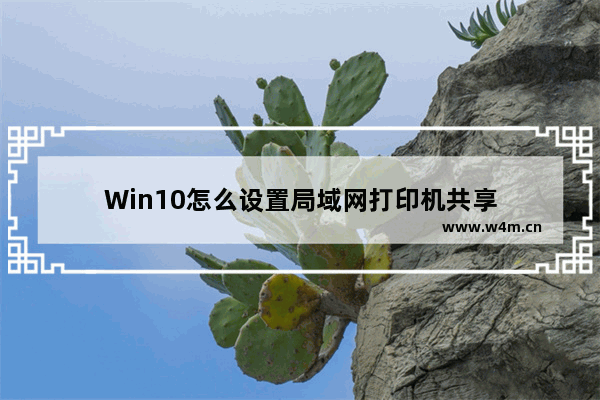 Win10怎么设置局域网打印机共享