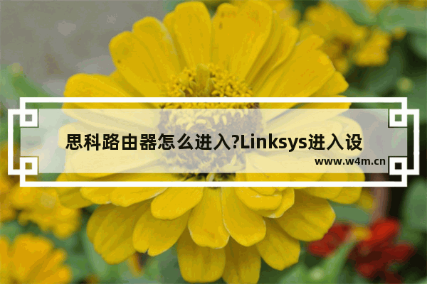 思科路由器怎么进入?Linksys进入设置方法