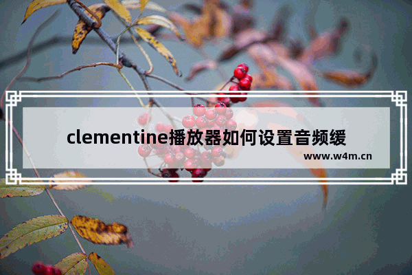 clementine播放器如何设置音频缓存时长